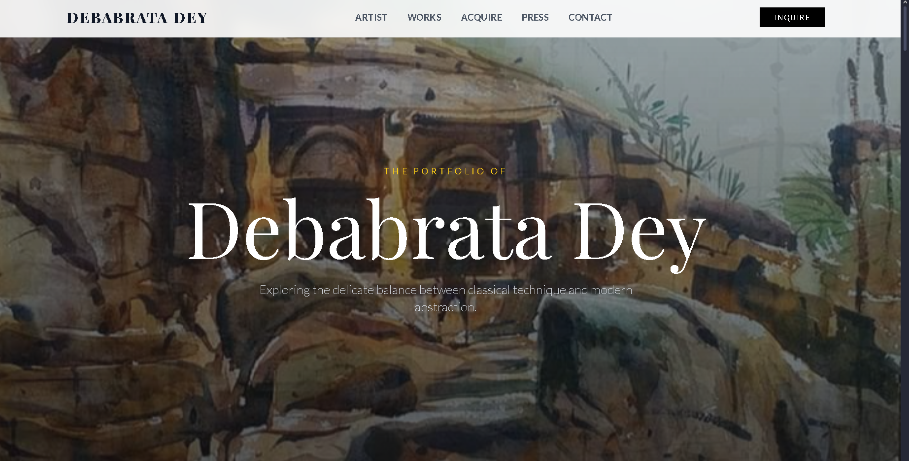 Painter Artist Portfolio